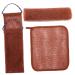 KOMBIUDA 1 Set Bath Towel Back Exfoliator Brush Back Scrubber Towel Bath Washcloth Loofah Strap Brown Nylon