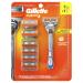 Gillette Fusion5 Mens Razor Includes 1 Handle 6 Blade Refills (Packaging May Vary)