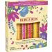 Burt's Bees In Full Bloom Lip Balm Set - 4 Pack: Original Beeswax, Dragonfruit Lemon, Tropical Pineapple & Strawberry - Buy Online on GoSupps.com