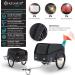 Kesser High-Drawn Bicycle Cargo Trailer | Durable Transport Trailer with Cover & Folding Function - Ideal for All Your Shipping Needs - Buy Online on GoSupps.com