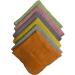 Petal Cliff 12 Pack 100% Cotton Wash Cloth Set - Extra Soft & Absorbent - 12x12 Size - Machine Washable - Assorted Colors - Buy Online on GoSupps.com