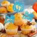 24Pcs Pumpkin Oh Baby Cupcake Toppers Blue Glitter Pumpkin Cupcake Picks Boy Baby Shower Cake Decorations for Pumpkin Theme Gender Reveal Kids Birthday Party Supplies Blue-1 - Buy Online on GoSupps.com