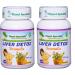 Planet Ayurveda Liver Detox Formula 500mg Veg Capsules - 2 Bottles