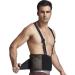 NeoTech Care Back Brace with Suspenders - Light & Breathable Lumbar Support Belt for Lower Back Pain - Size S, Black Color - Buy Online on GoSupps.com