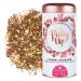Pinky Up Cherry Rhubarb Cobbler Loose Leaf Tea | Rooibos Tea, Caffeine Free, Naturally Low Calorie & Gluten Free | 3.0 Ounce Tin, 25 Servings