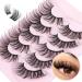 DIY Individual Lashes Natural Look Lashes Clusters 3D Lashes Extensions Wispy False Eyelashes Volume Lashes by Focipeysa Natural 3D 18mm