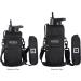 IRON FLASK Carrier Sleeve - Adjustable Shoulder Strap Holder for 32oz-40oz Bottles, Midnight Black - Buy Online on GoSupps.com