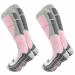 GAWILO 2 pairs of women's THERMOLITE ski socks snowboard socks functional socks with special padding 35-38 light grey