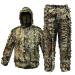 Upgrade Ghillie Suit Outdoor 3D Lifelike Super Lightweight Hooded Camouflage Clothing Jungle Woodland Hunting Shooting Fit tall 5.9-6.2ft