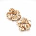2 Pcs Scrunchies for Women Soft Silk Scrunchies Premium Satin Scrunchie Ponytail Holder Hair Scrunchies for Women Elastic Hair Ties for Long Fine & Thick Curly Hair Girls (Champagne Gold)