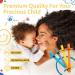 Lull Kids Teething Tubes - Baby Teething Toys for 0-12 Months - Teething Straws & Sticks (Blue/Orange) - Buy Online on GoSupps.com