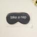 Premium 100% Silk Sleep Mask with Adjustable Strap - Dark Grey Pattern - Buy Online on GoSupps.com