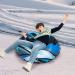 JOYIN Inflatable Snow Tubes 47 & 37 (2 Packs) - Heavy-Duty Snow Tube for Sledding | Winter Fun for Kids & Adults | Family Activities | Sporty Blur+Black - Buy Online on GoSupps.com