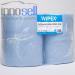 Wipex 48523 Cleaning paper blue 3-ply low-lint 38x36 2 rolls