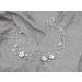 Kercisbeauty Headband with White Flowers & Pearls - Elegant Silver Hair Accessory for Women | International Shipping Available - Buy Online on GoSupps.com