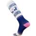 Warm Wool Ski Socks - Merino Snowboard Pack for Women and Men - Navy-Pink-White Small - Buy Online on GoSupps.com