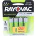 Rayovac Recharge Standard Battery - Rechargeable NiMH AA - LD715-40P GEND PRICE is per PACK