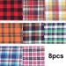 Dog Bandana VIPITH 8 Pack Plaid Bibs Scarf Washable Reversible Adjustable Triangle Dog Scarf Bow Ties for Pets and Cats (Random Color) Christmas - Buy Online on GoSupps.com