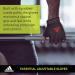 adidas Essential Adjustable Fingerless Gloves - Red Large | Padded Weight Lifting Gloves for Men and Women - Buy Online on GoSupps.com