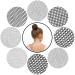 8 Pieces Ballet Hair Bun Cover for Girls Ballet  InvisibleBallet Hair Net s for Bun  Dance Hair Cover  Hair Nets for Bun for Women Ballet Girls (Natural Style)