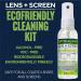 ECOFRIENDLY Lens & Screen Cleaning Spray - Alcohol-Free Eye Glass Cleaner for Eyeglasses Sunglasses Screens & More (2oz Kit) International Shipping Available - Buy Online on GoSupps.com