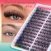 40D Cat Eye Lash Clusters - Fluffy Wispy D Curl Eyelash Extensions | 280pcs DIY Individual Lashes by CORUSCATE - Buy Online on GoSupps.com