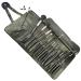Fantasia make-up brush set 14-part professional with 3 replacement applicators high-quality make-up brush set natural hair-in synthetic leather pocket black