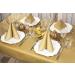 Buy Sovie Linclass Gold Airlaid Napkins - 50 Premium Disposable Napkins 40x40 cm | Tearproof Suction-Strong & Perfect for Weddings & Parties - International Shipping Available - Buy Online on GoSupps.com