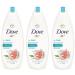Dove Body Wash - Go Fresh - Restore - With Blue Fig & Orange Blossom Scent - Net Wt. 22 FL OZ (650 mL) Per Bottle - Pack of 3 Bottles