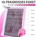 Calailis 280 PCs DIY Cluster Eyelashes - 0.07-30D d Curl Individual Extensions for Volume Eyelash Looks at Home - Buy Online on GoSupps.com