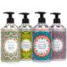AnatoliaDaphne Mosaic Liquid Hand Soap Gift Set - 4 Luxurious Scents: Lavender Almond & Argan Peppermint & Eucalyptus Camomile - Ideal for Bathroom & Kitchen - 24.6 fl oz Each - Buy Online on GoSupps.com