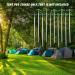 Eurmax USA Galvanized Non-Rust Camping Tent Stakes 10pc-Pack with Ropes - Heavy Duty Ice Tools for Family Pop Up Tents - Buy Online on GoSupps.com
