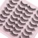JIMIRE Faux Mink Eyelashes Cat Eye 3D Fluttery False Eyelashes Thin 16 Pairs Pack Handmade Fluffy Lashes for Soft Natural Look Fluffy 16MM - Buy Online on GoSupps.com