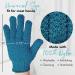 Exfoliating Bath Gloves for Shower - 2 Pairs, Medium Exfoliation | Body Scrub Shower Scrubber for Women & Men - Buy Online on GoSupps.com
