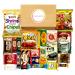 Dagaon Favorite Korean Snack Box 24 Count - Appetizing Gift and Care Package for any occasions and everyone. Variety of Korean Treats Including Top Picked Chips, Biscuits, Cookies, Pies, Candies.