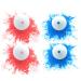 Essential Values Exploding Golf Balls (4 Balls)  Gender Reveal Golf Ball, Prank Golf Balls, Trick Golf Balls for Practical Jokes and Golf Theme Gender Reveal Parties