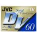 JVC - Digital Video Cassette - M-DV60ME - Blank Mini DV - 90 Mins - 3 Pack