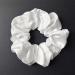 Satin Silk Hair Scrunchies Set - 6 Pcs Soft Hair Ties & Accessories for Women and Girls | 4.2 Inch Pure White Hair Bands - Buy Online on GoSupps.com