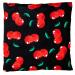 Cherry stone pillow 12x12cm cherry-black - heat pillow & cold pillow - grain pillow with cherry stones