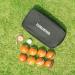 Funliktod Hardwood Bocce Ball Set - 8 Wooden Balls, Pallino, Carry Case & Measuring Tape - Family Outdoor Game Set (2.95') - Buy Online on GoSupps.com