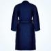 Sustainable Life Turkish 100% Cotton Bathrobe - Soft, Absorbent, Natural Garment Wash - L-XL Navy Blue - Buy Online on GoSupps.com
