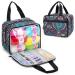 LoDrid Small Portable Knitting Bag, Crochet Yarn Storage Bag, Knitting Tote Bag for Knitting Starter Kit, Travel Yarn Organizer for Yarn & Crochet Supplies for Beginner, Kid & Adult, Totem (Bag Only)