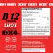 ALFA VITAMINS Vitamin B12 Energy Shot, Natural, Sugar Free Dietary Supplement, Boosts Energy, Supports Immune System, Cherry Flavored, Gluten Free, 10000 mcg per Serving, 2.0 oz Bottle, 80 Pack - Buy Online on GoSupps.com