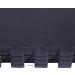 BalanceFrom Black Puzzle Exercise Mat | 1/2 Thick EVA Foam Interlocking Tiles | 48 Sq Ft - Buy Online on GoSupps.com
