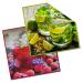 Microfiber cloths in a pack of 2 - glasses cleaning cloths with Fruits motif 20x20cm