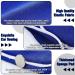 Breathable 2 Pair Elbow Pads with Gel Support for Volleyball, Basketball, Football, Skating - Teen Girls Boys | Black Blue - Buy Online on GoSupps.com