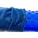 Long Hot Water Bottle with Cover for Neck Shoulder & Stomach 80cm / 2.5L Blue | Comfort & Relief - Buy Online on GoSupps.com