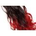 24 Inch Curly Clip-in Hair Extension 8 Pcs Full Head Heat-Resistant Dark Brown to Dark Red - Buy Online on GoSupps.com
