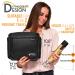 Premium Large Hanging Travel Toiletry Bag for Men and Women - Toiletry Organizer - Waterproof Hygiene Bag with Metal Xxl Swivel Hook  YKK Zippers and 19 Compartments for Toiletries  Makeup  Cosmetics Jet Black - Buy Online on GoSupps.com