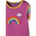 kIDio Organic Cotton Baby T-Shirt Applique - Purple, 0-3 Months - Buy Online on GoSupps.com